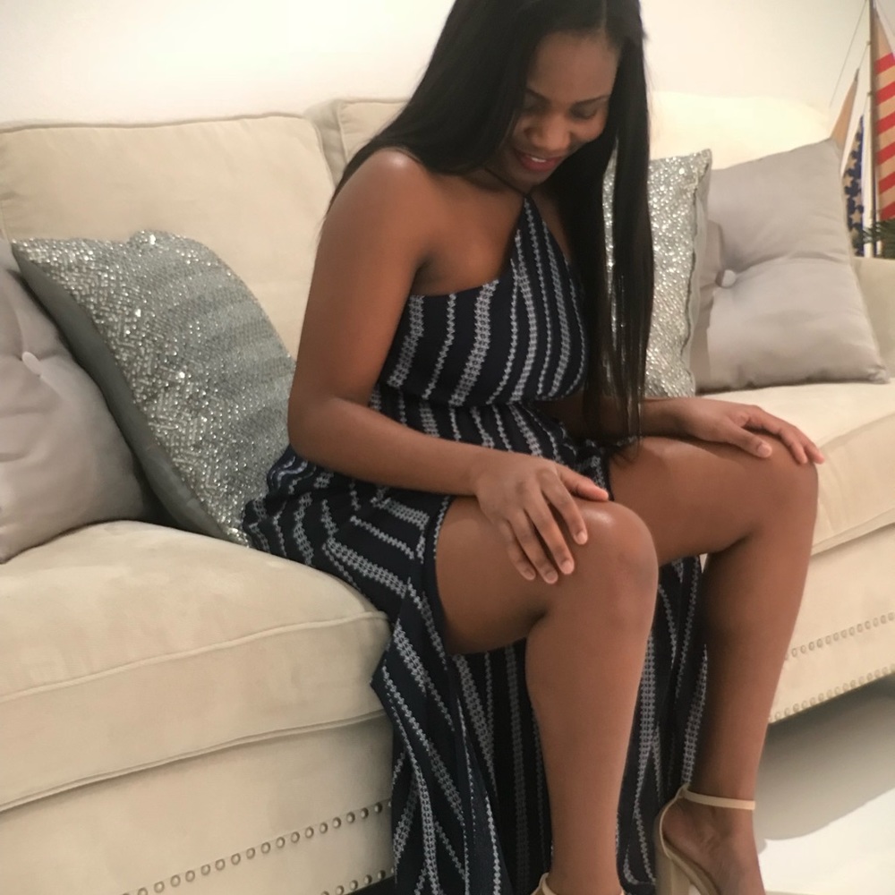 Ari Haltered Maxi Dress